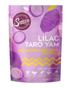 Suncore Foods Lilac Taro Yam Supercolor Powder - Gluten-Free, Non-GMO, 5oz