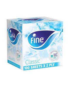 Facial Tissue 100 Sheets 2 Ply Pack of 1 White