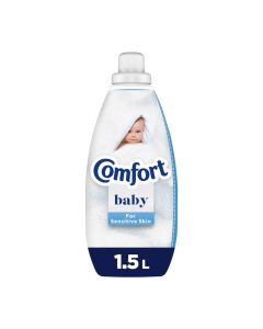 Baby Concentrated Fabric Softener Dermatologically Tested For Sensitive Skin White 1.5Liters