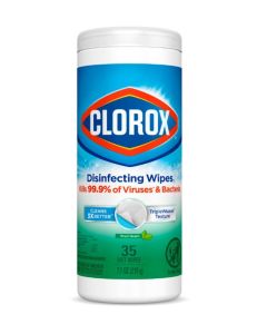 Disinfecting Fresh Scent Wet Wipes 35 Count Green