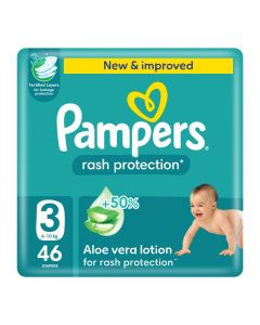 Aloe Vera Taped Diapers Size 3 Jumbo Pack 46 Count