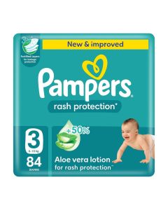 Aloe Vera Taped Diapers Size 3 Giant Pack 84 Count