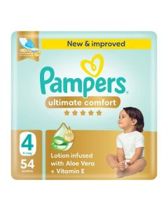 Premium Care Taped Diapers Size 4 Mega Pack 54 Count