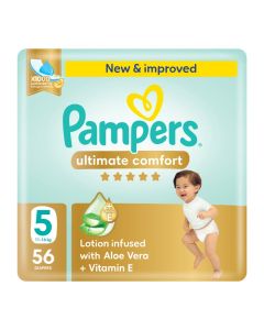 Premium Care Taped Diapers Size 5 Super Saver Pack 56 Count
