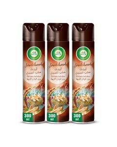 Air Wick Air Freshener, Sandalwood Scent, 300ml x 3 Clear 3x300ml