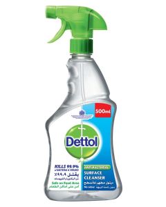 Dettol Anti-Bacterial Surface Cleanser Spray Bottle, 500ml Clear 500ml