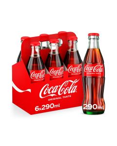 Original Taste Carbonated Soft Drink Glass Bottle 290ml Pack of 6