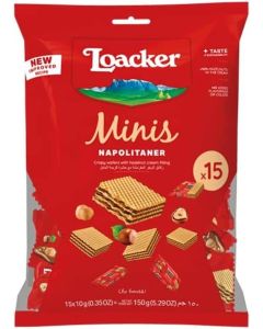 Minis Napolitaner Cream Filled Wafers 150grams