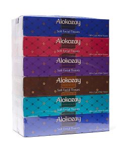 Soft Facial Tissues, 100-Piece (Pack Of 6) White