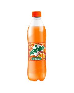 Carbonated Soft Drink Plastic Bottle Orange 500ml