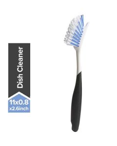 Good Grips Dish Cleaner Brush White/Black/Blue 11x0.8x2.6inch