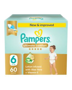 Premium Care Taped Diapers Size 6 Mega Box 60 Count
