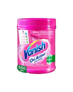 Vanish Oxi Action Fabric Stain Remover Powder 500g - Coloured & White Clothes 500grams