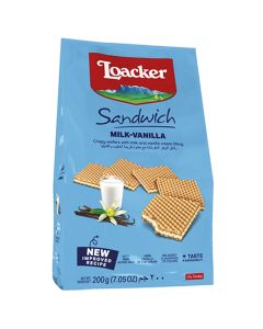 Milk Vanilla Sandwich Wafers 200grams
