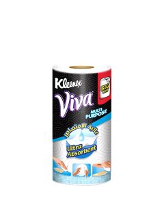 Multi Purpose Kitchen Tissue Paper Towel, 2 PLY, 1 Roll x 90 Sheets, Absorbent Towels for all Surfaces White