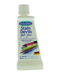 Stain Devils Ball Point Ink And Felt-Tip Remover White 50ml