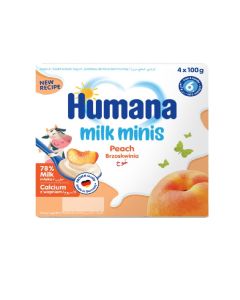 Milk Mini Baby Snack Peach 100grams Pack of 4
