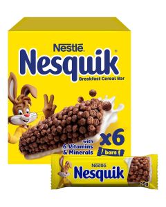 Nesquick Cereal Bars 25grams Pack of 6