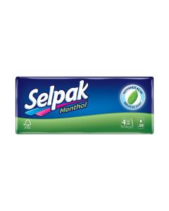 Facial Pocket Tissue Menthol 4 Ply 10 Sheets