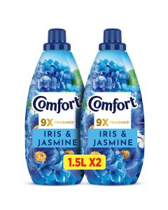 Fabric Softener, Iris And Jasmine, Complete Clothes Protection 1.5L Pack of 2
