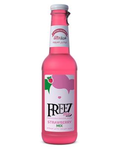 Strawberry Mix Carbonated Flavored Drink Glass Bottle 275ml