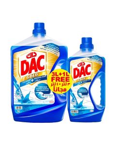 Gold Cleaner + Disinfectant with Ocean Breeze, 3 Liter + 1 Liter Free