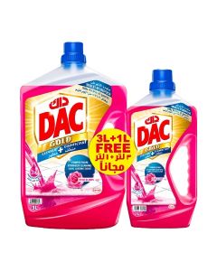 Gold Cleaner & Disinfectant Rose Bloom Scent, 3 Liter + 1 Liter Free