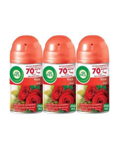 Pack Of 3 Freshmatic Autospray Midnight Rose Air Freshener 3 x 250ml