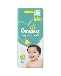 Active Baby Dry Diapers, Size 5, Junior, 11- 16kg, Mega Pack, 52 Count