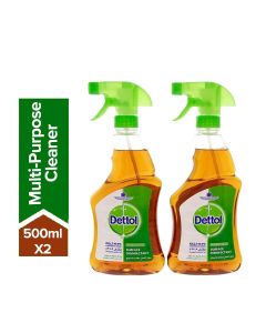 Pack Of 2 Anti Bacterial Surface Disinfectant Liquid Brown 2 x 500ml