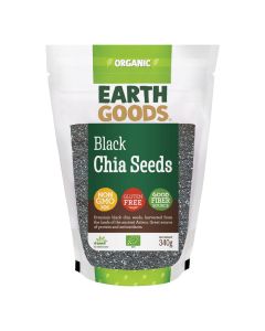 Organic Gluten-Free Black Chia Seeds 340grams