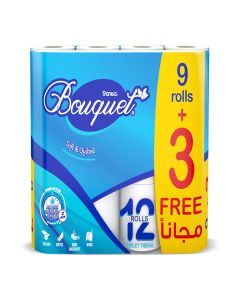 Toilet Tissue Pack of 12 White