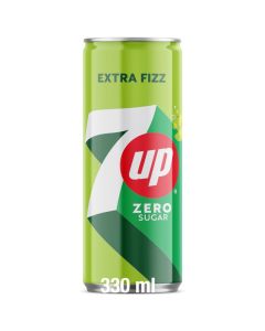 Zesty Lemon And Lime Flavor Zero Sugar Can 330ml