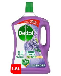 Dettol Antibacterial Floor Cleaner Lavender Scent, 1.8L 1.8Liters