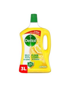 Dettol Antibacterial Floor Cleaner Lemon Scent, 3L 3Liters