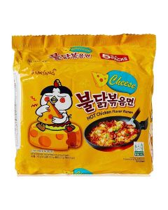 Samyang Hot Cheese Chicken Ramen Noodles 140grams Pack of 5