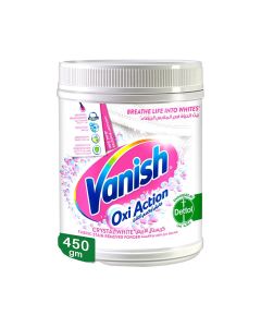 Vanish Oxi Action Fabric Stain Remover Powder 450g - White Clothes 450grams