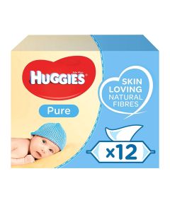 Pure Baby Wipes 12 Packs x 56 Wipes, 672 Count