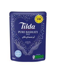 Two minutes Microwave Pure Steamed Basmati Rice 250grams