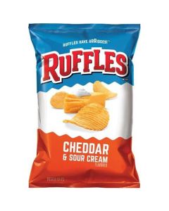 Imported Cheddar And Sour Cream Potato Chips 184.2grams