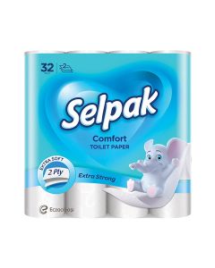 Comfort Toilet Paper 150 Sheets X 2Ply, 32 Rolls