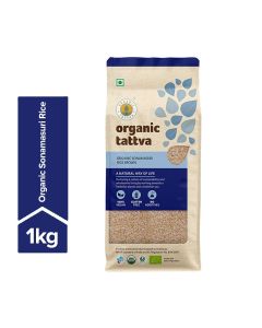 Organic Sonamasuri Rice Brown 1kg