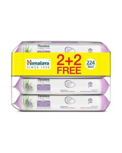 Pack Of 4 Soothing And Protecting Baby Wipes, (224 Count)