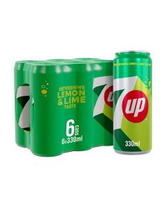 Carbonated Soft Drink Cans 330ml Pack of 6