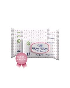 Baby Water Wipes 64 Sheets Pack Of 6