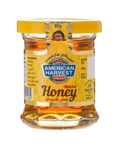 Natural Honey Glass Jar 80grams