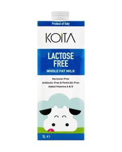 Lactose Free Whole Fat Milk Plain 1Liters