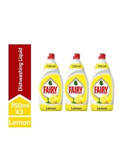 Lemon Dishwashing Liquid Soap 750ml Pack Of 3 750x3ml