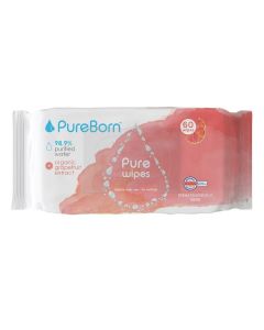 Pure Grapefruit Wipes 60 Count
