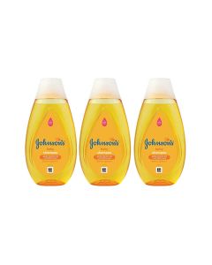 3-Piece No More Tears Baby Shampoo For New Born-600 Ml, Yellow, 30499148